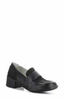Fly London Elam Block Heel Loafer