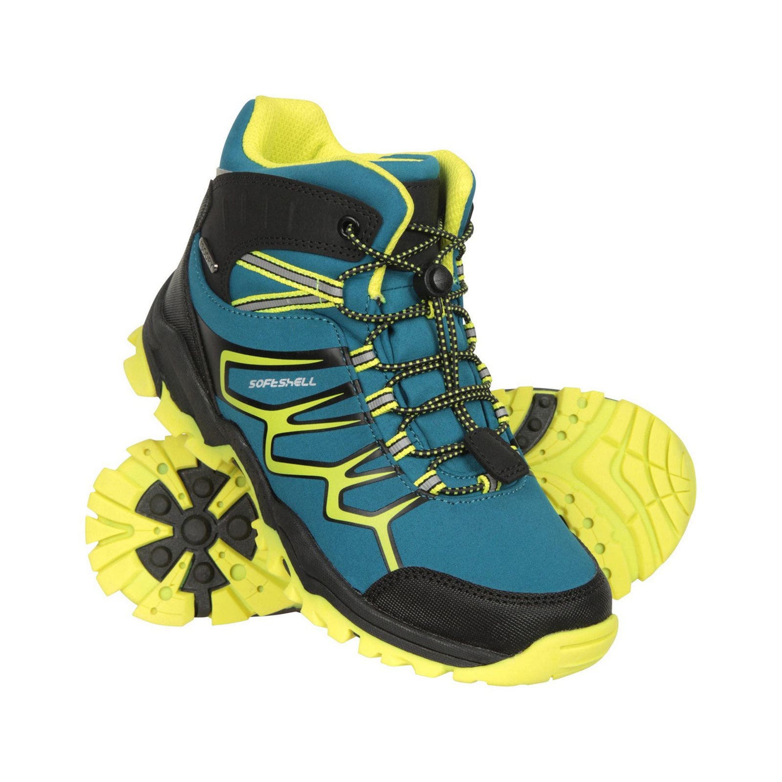 Childrens/Kids Softshell Waterproof Walking Boots, Alternate, color, Light Teal