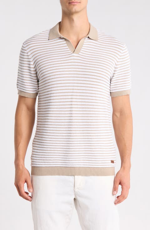 Buffalo Jeans Wicher Stripe Knit Polo