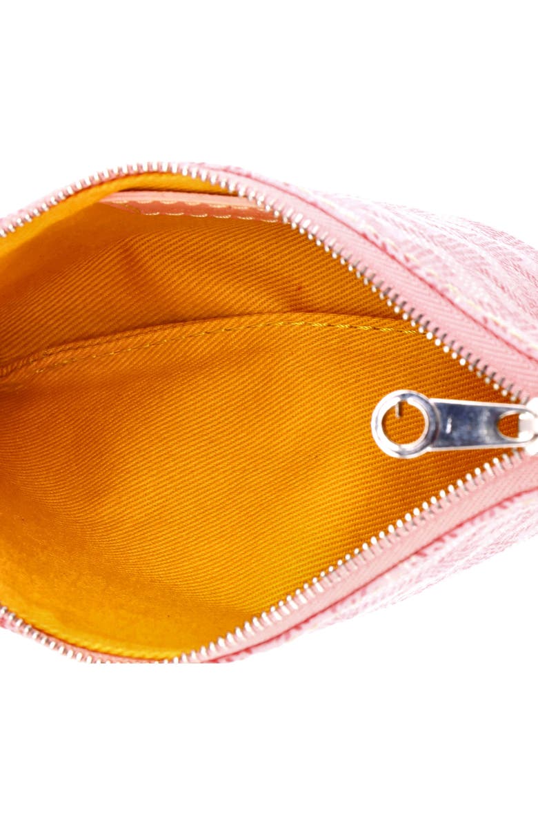 Pre-Owned Goyard Senat Zip Pouch Coated Canvas Mini, Alternate, color,