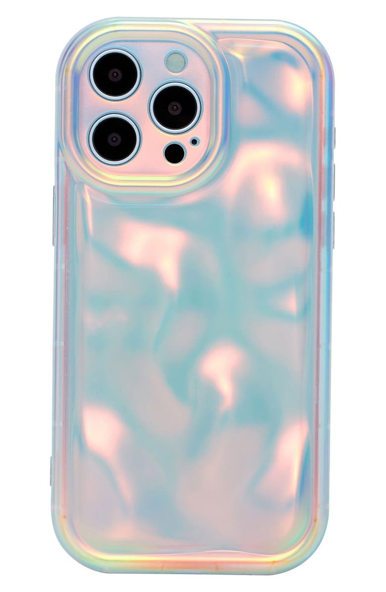 Auramma Fairy Meteorite iPhone 14 Pro Case, Main, color, Blue Multi