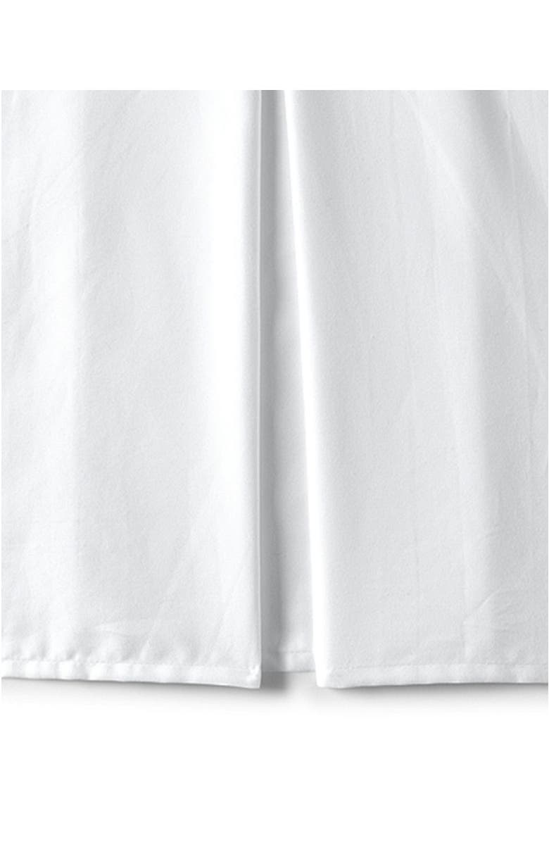 Lands' End 400 Thread Count Premium Supima Cotton No Iron Sateen Bedskirt, Alternate, color, White