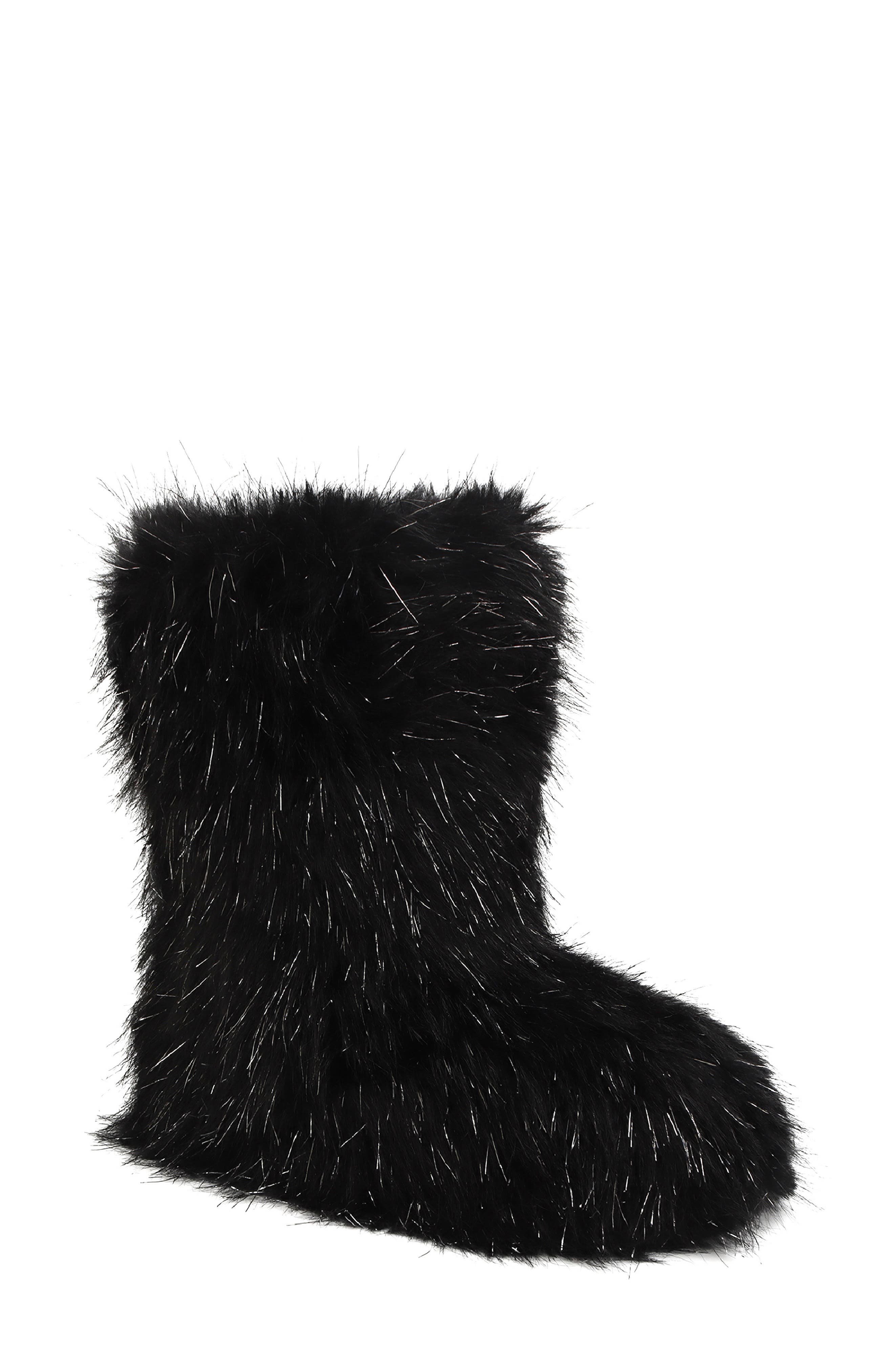 Fuzzy Faux Fur Boot