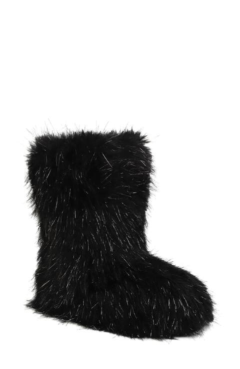Fuzzy Faux Fur Boot