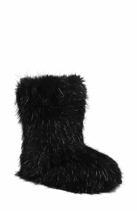 Fuzzy Faux Fur Boot