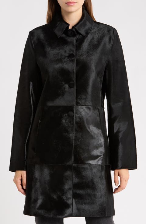 Stella Genuine Calf Hair Coat