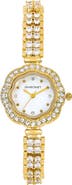 Danecraft Crystal Embellished Bracelet Watch, 28mm