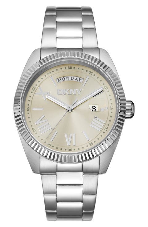 Day Date Bracelet Watch, 40mm