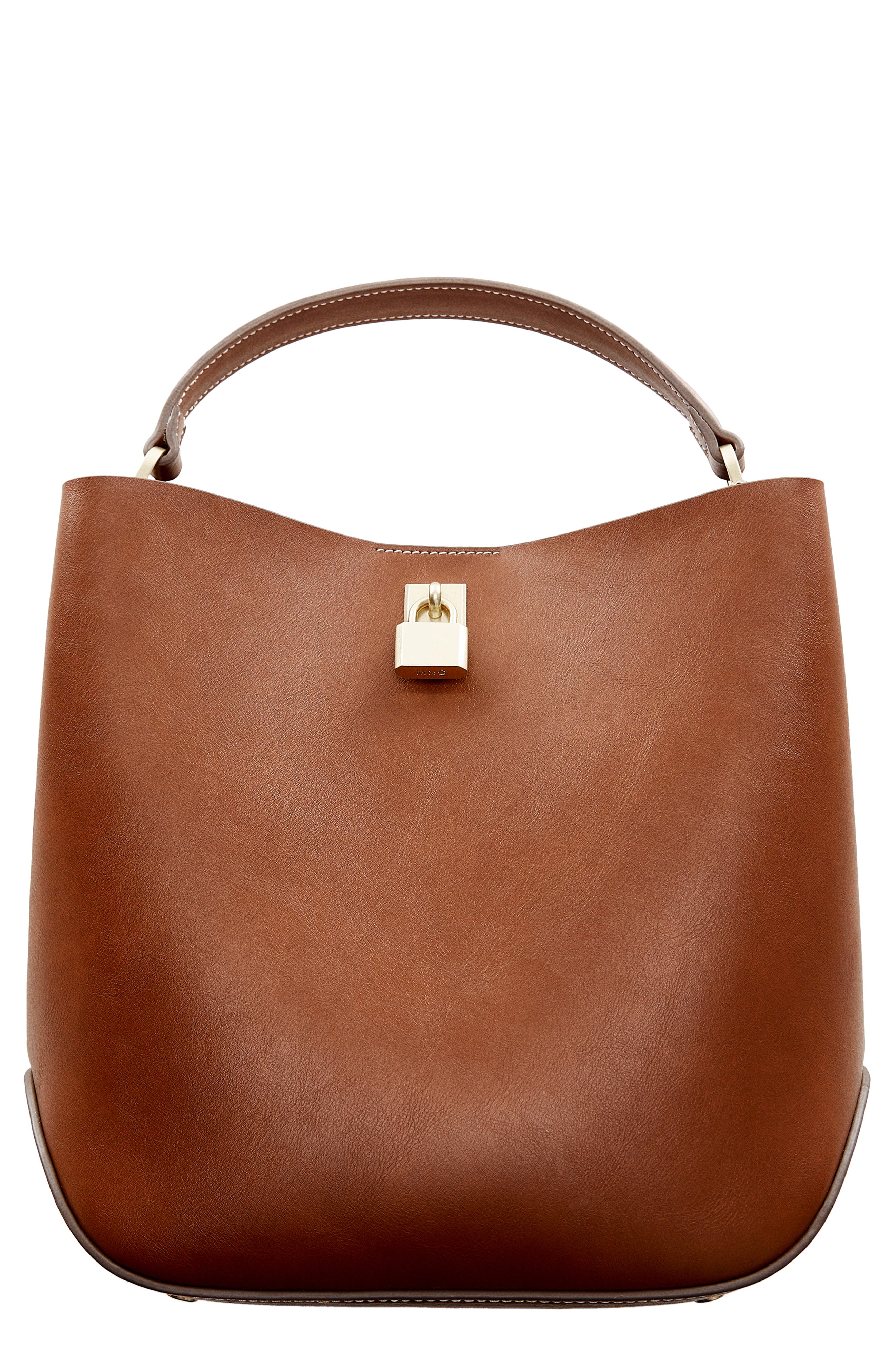 MANGO Padlock Shopper, Main, color, 