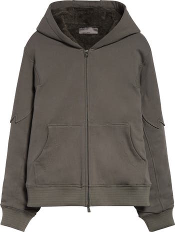 FOX RACING x Kiko Kostadinov Faux Fur Lined Fleece Zip