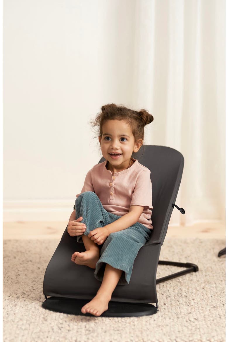 Bouncer Bliss with Free Flying Friends Toy & Travel Bag, Alternate, color, DARK GRAY