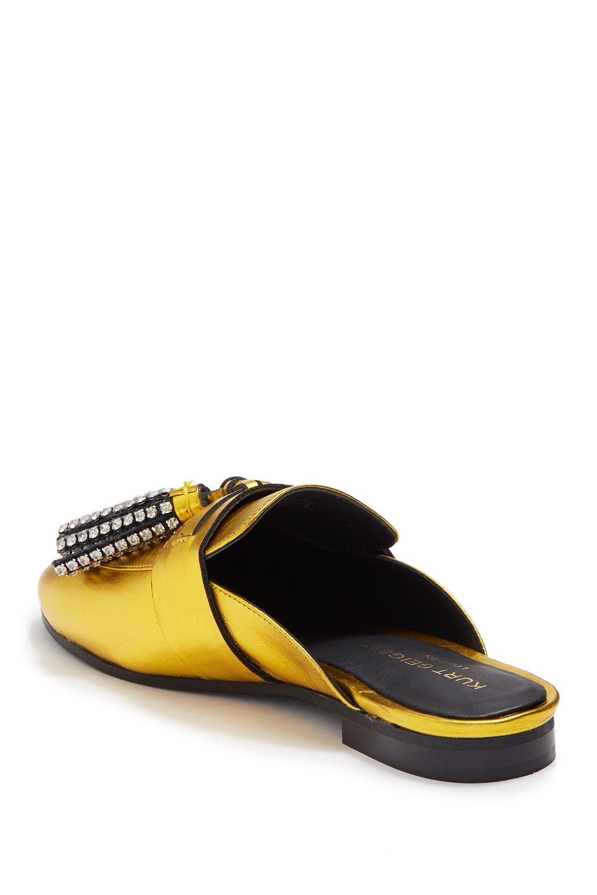 Kurt Geiger Kaiser Crystal Tassel Loafer Mule, Alternate, color, 