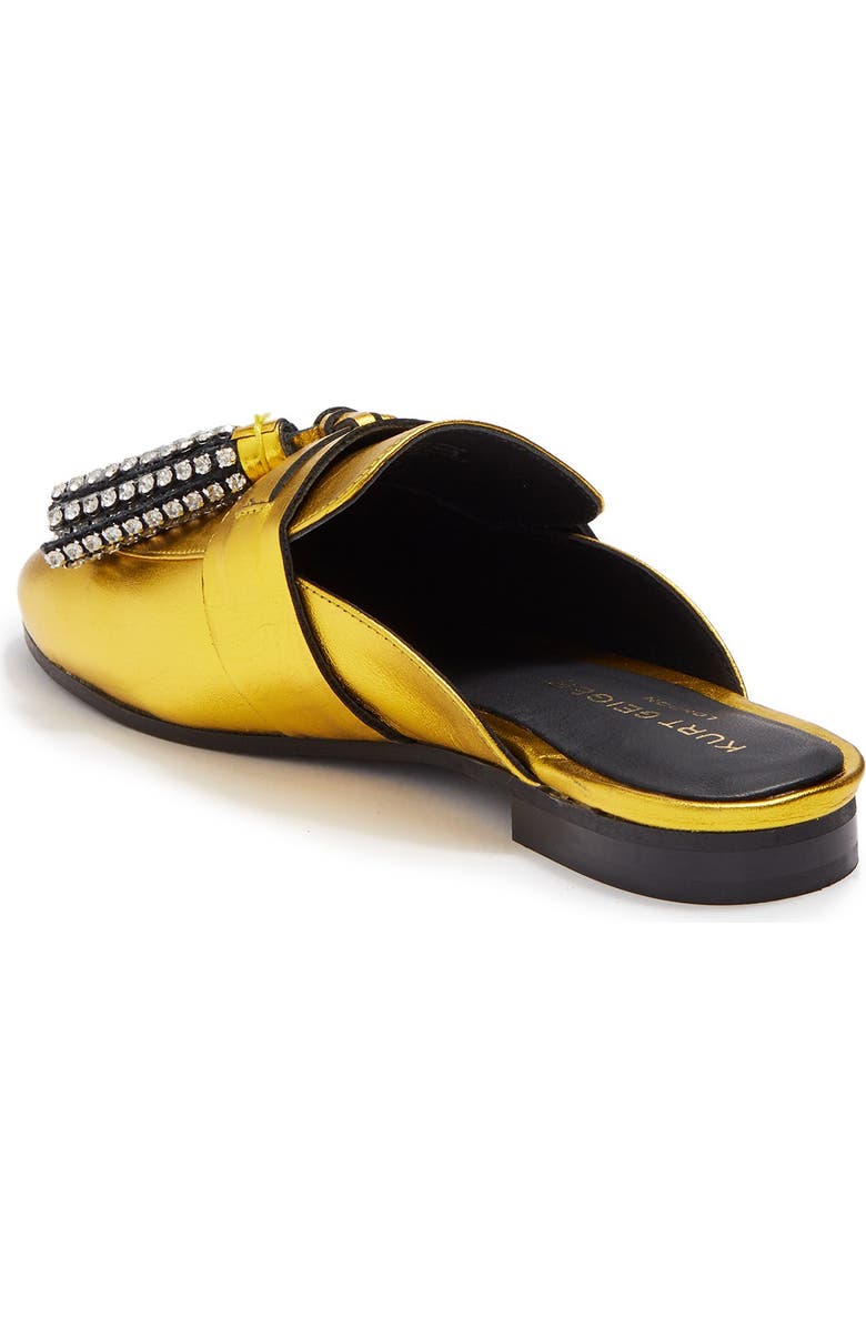 Kurt Geiger Kaiser Crystal Tassel Loafer Mule, Alternate, color,