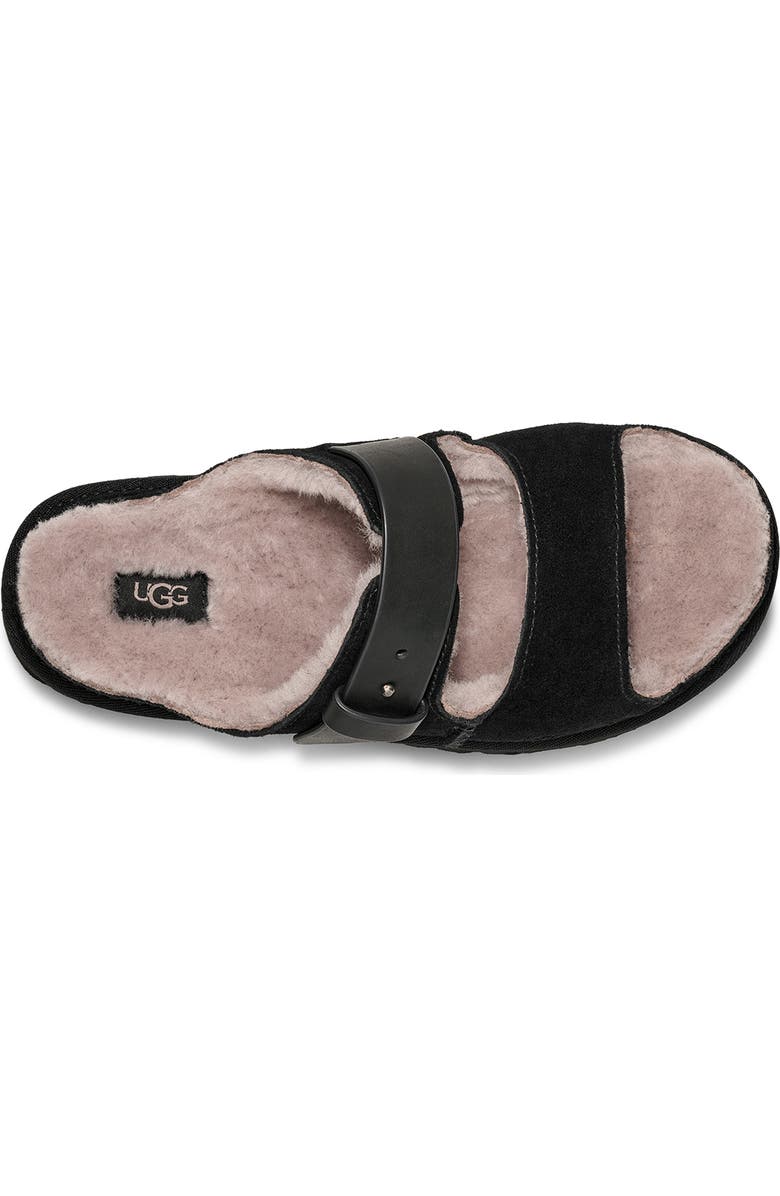 UGG<sup>®</sup> Greenport Genuine Shearling Slide Sandal, Alternate, color,