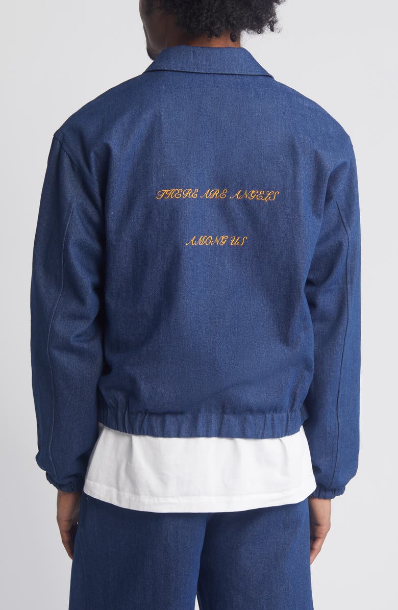 JUNGLES Angels Among Us Reversible Denim Jacket, Alternate, color, 