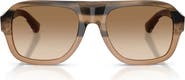 Burberry 55mm Pilot Sunglasses