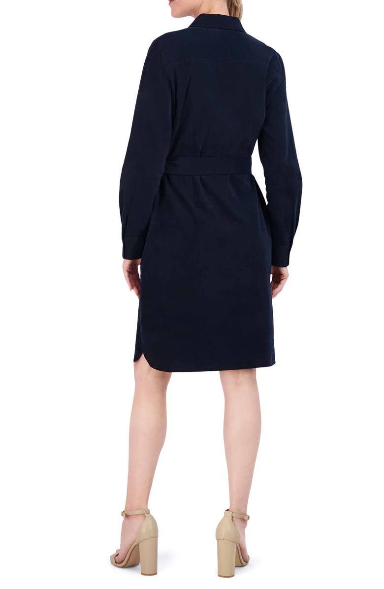 Foxcroft Rocca Long Sleeve Corduroy Shirtdress, Alternate, color, 