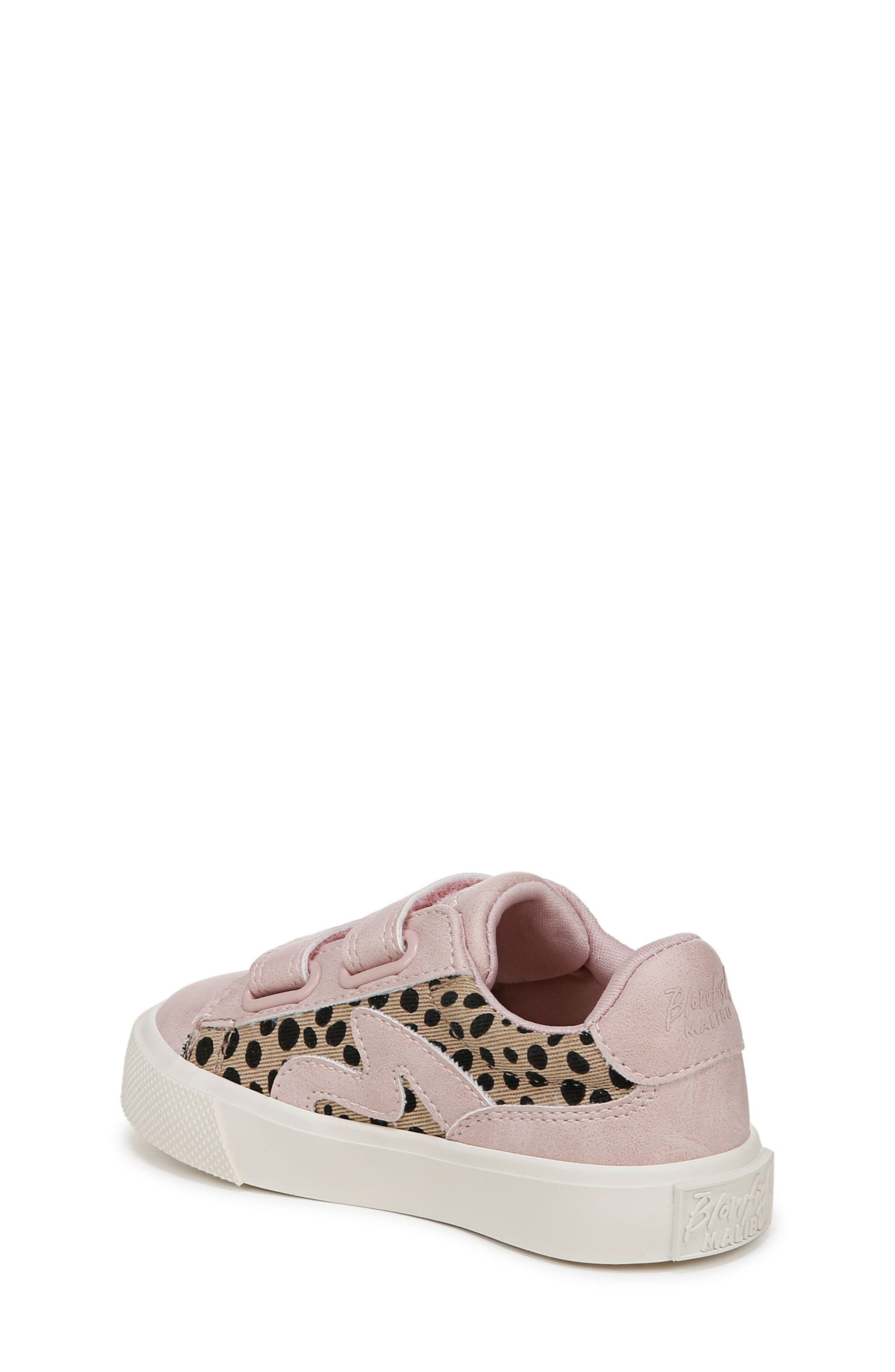 Blowfish Malibu Kids' Vince Strap Sneaker, Alternate, color, Blush Pixie Leopard
