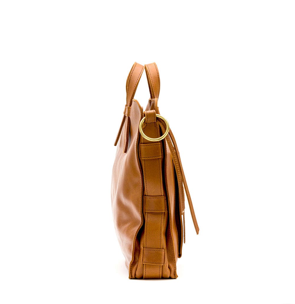 Barton Messenger, Alternate, color, Cuoio