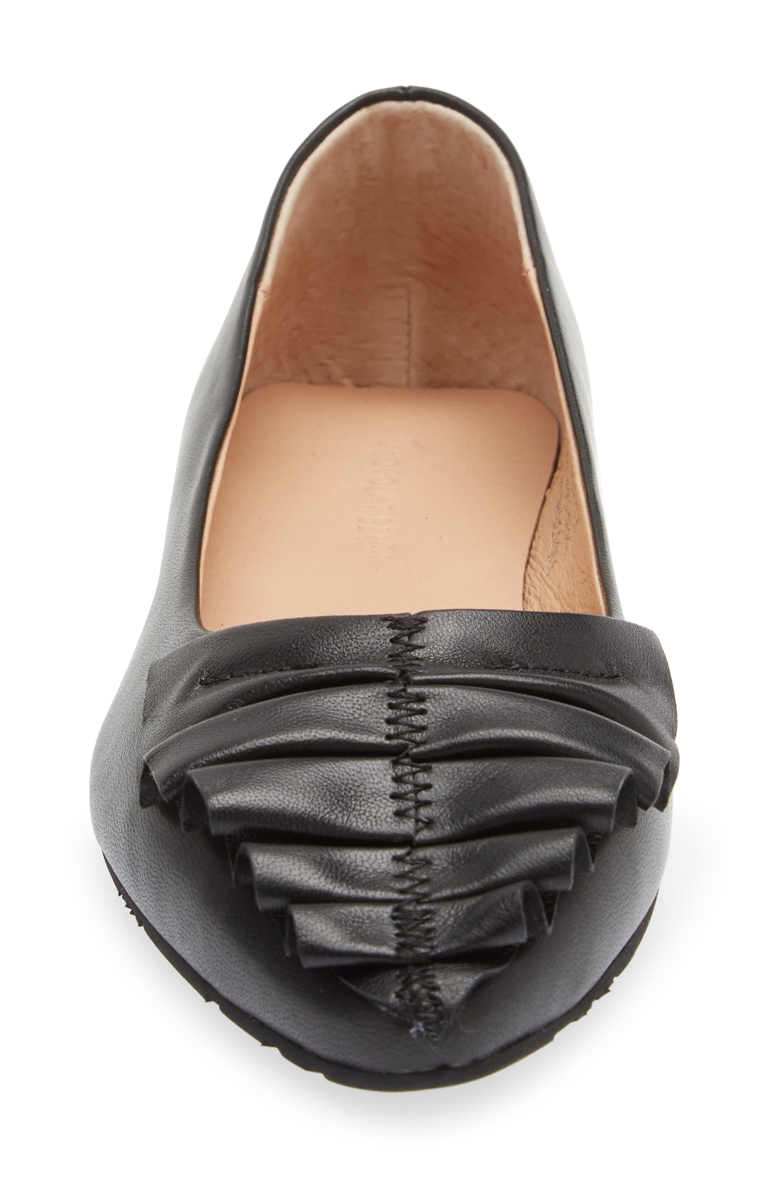 Chocolat Blu Gianni Pointed Toe Flat, Alternate, color, 