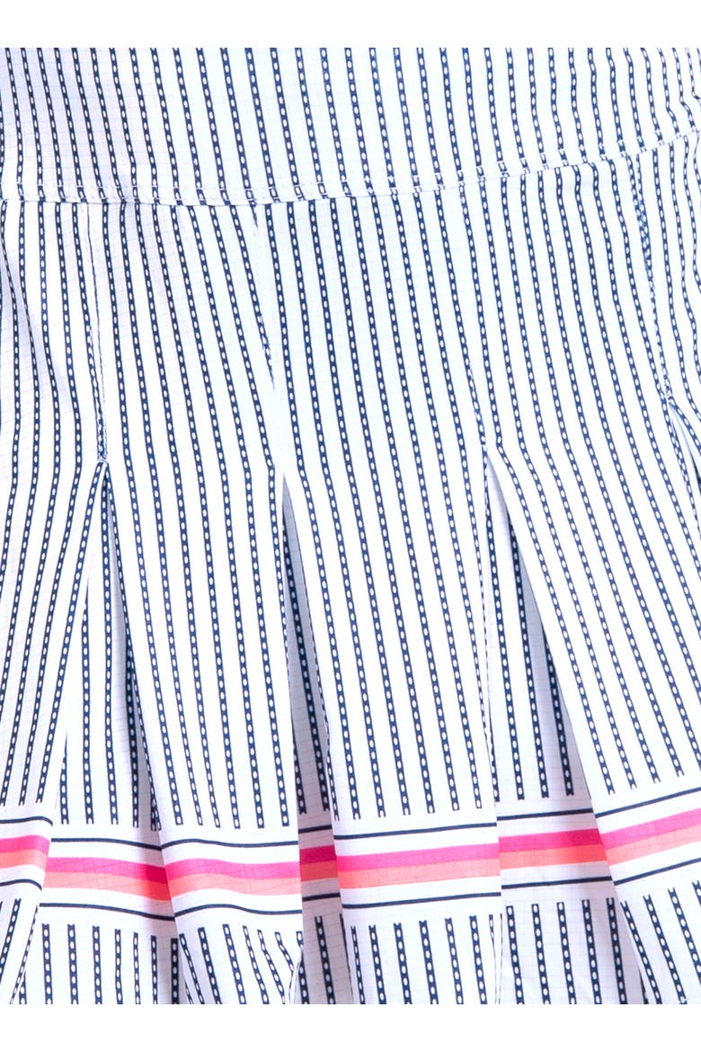 Girls Pinstripe Pop Skirt, Alternate, color, White