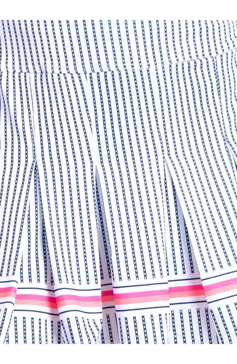 Lucky in Love Girls Pinstripe Pop Skirt, Alternate, color, White