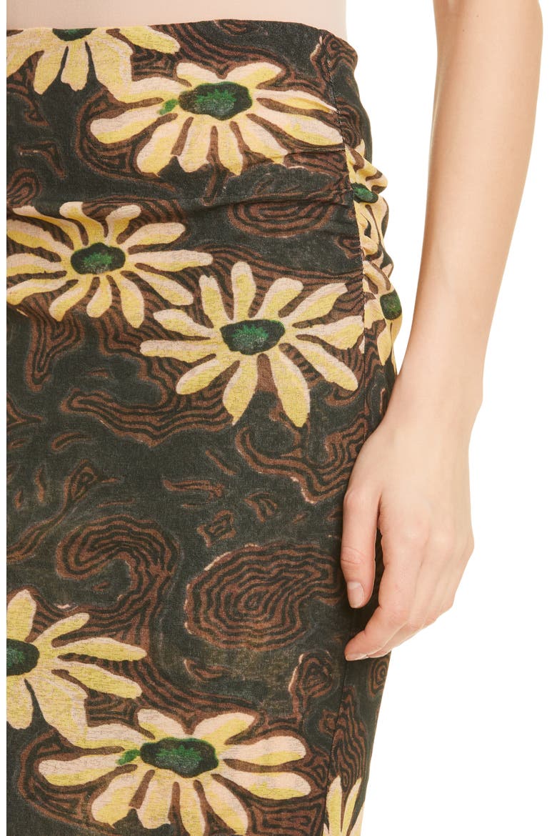 Sibi Maxi Skirt, Alternate, color, ARTE POVERA FLORAL BLACK