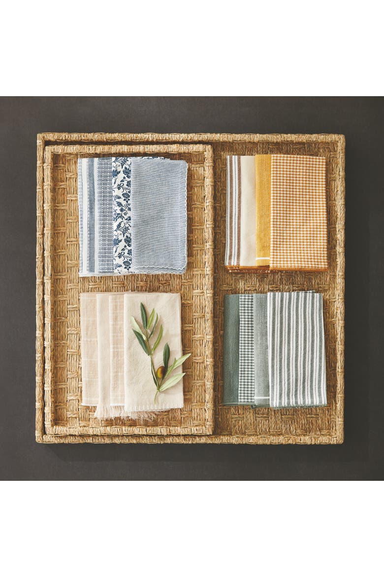 Wynn Decorative Trays Large Set of 2, Alternate, color, Beige