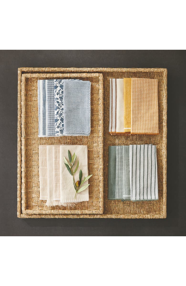 Napa Home & Garden Wynn Decorative Trays Large Set of 2, Alternate, color, Beige