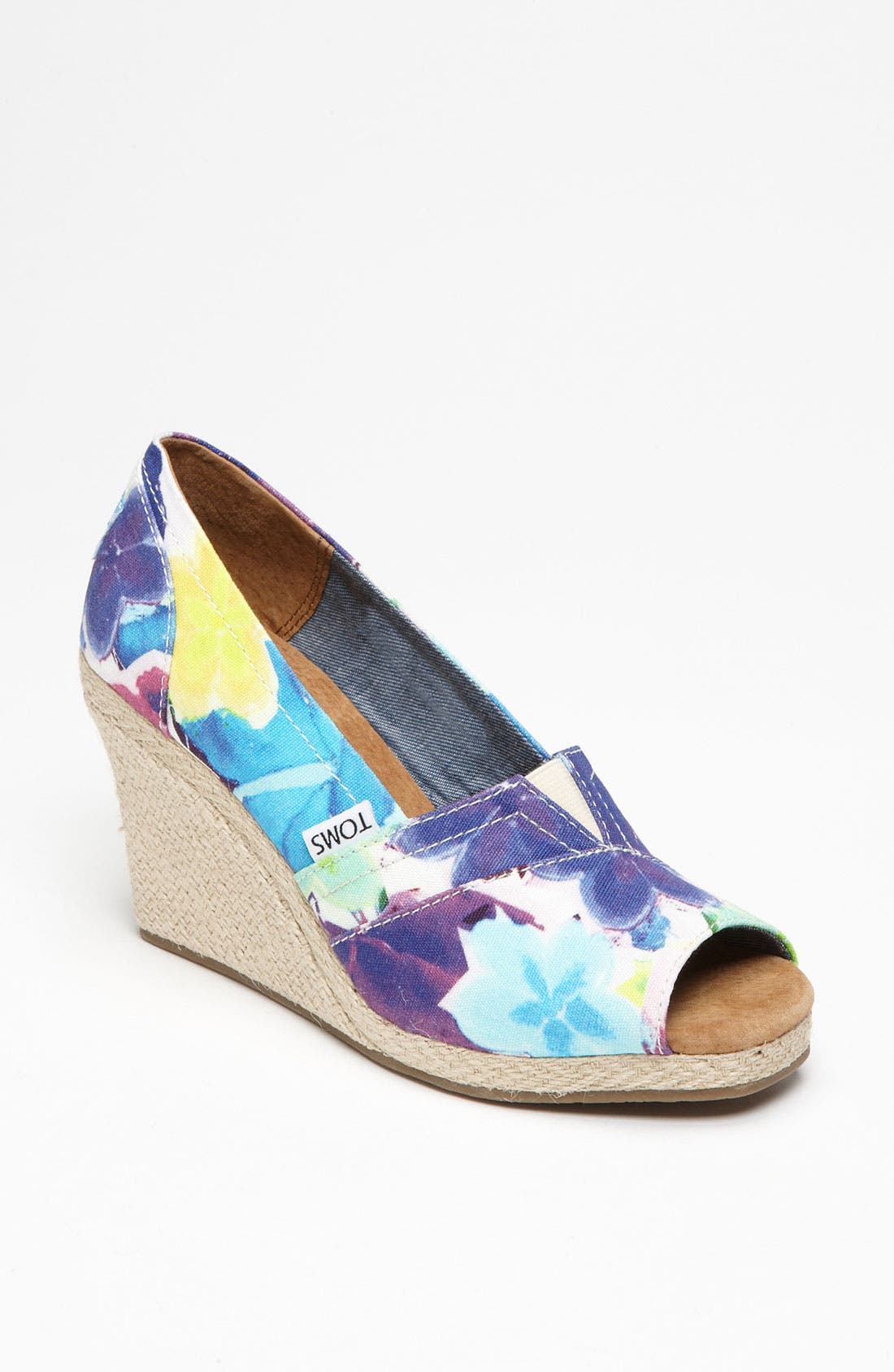 TOMS 'Corbel' Wedge, Main, color, 