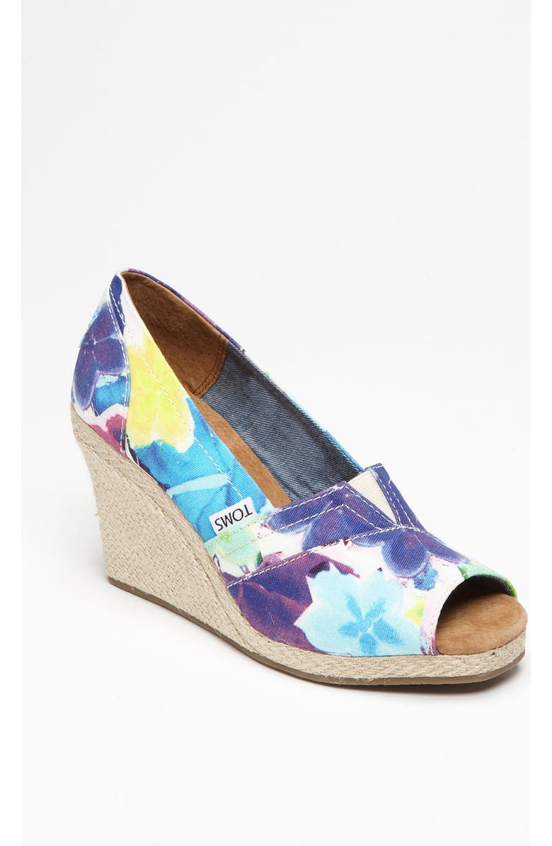 TOMS 'Corbel' Wedge, Main, color,