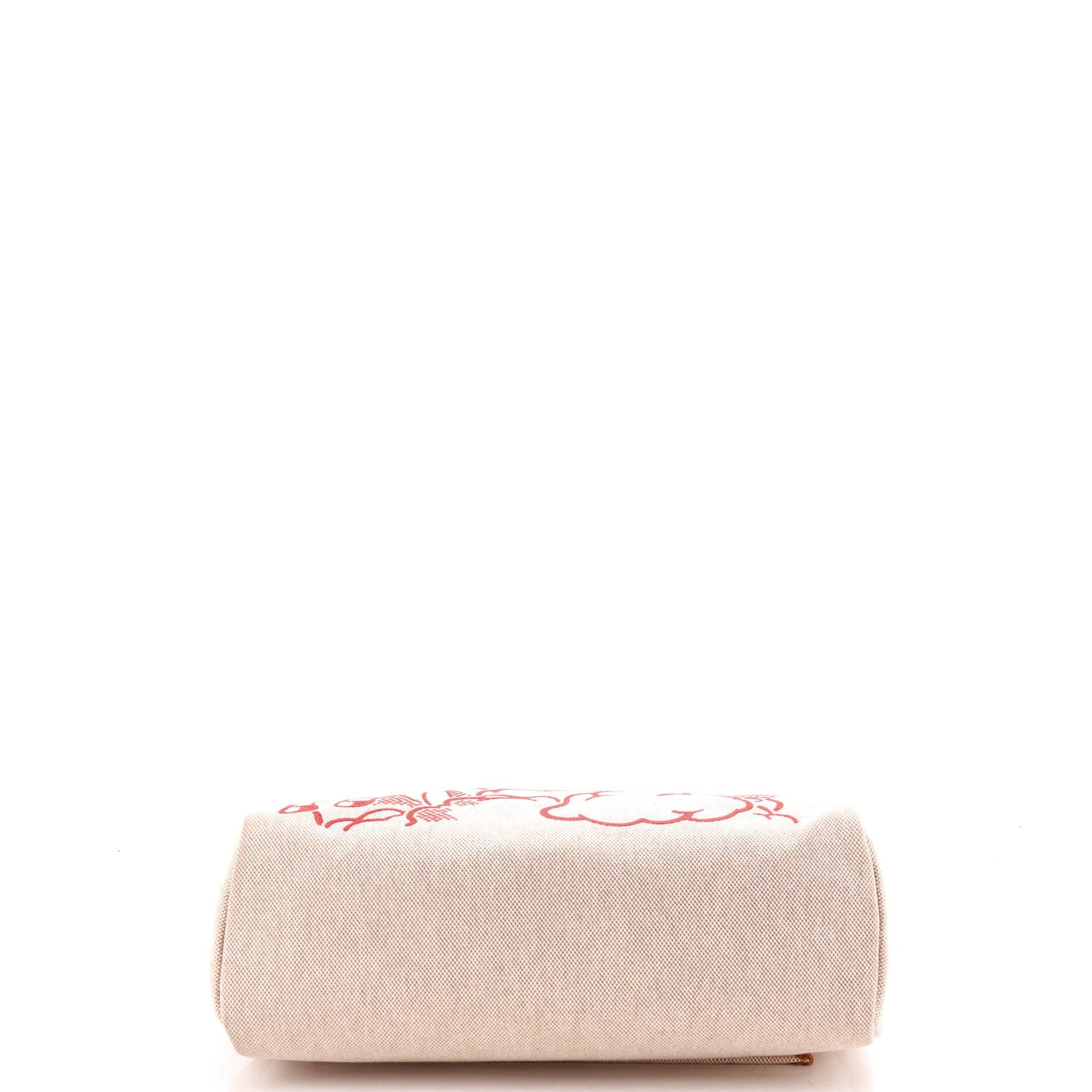 Herbag Zip Pegase Pop Toile and Leather 31, Alternate, color, White