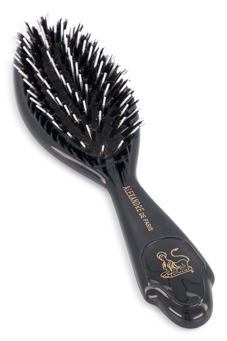 La Pétillante Detangling Hairbrush, Main, color, BLACK