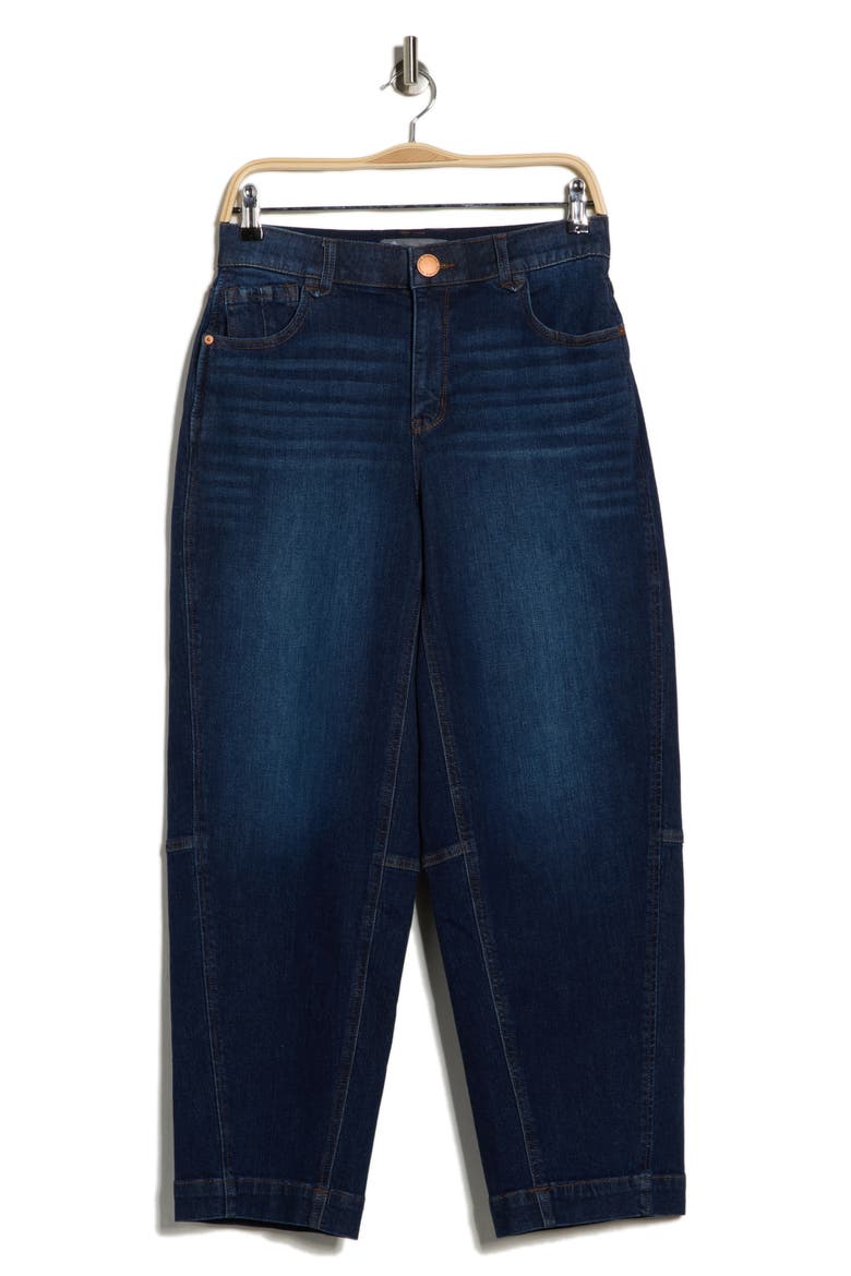 Relaxed Fit Barrel Leg Jeans, Alternate, color, INDIGO