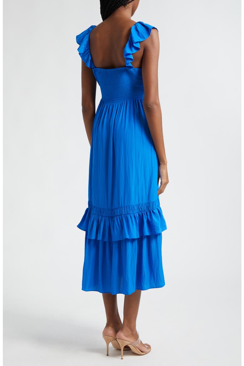 Nelly Tiered Hem Dress, Alternate, color, MARRAKECH BLUE