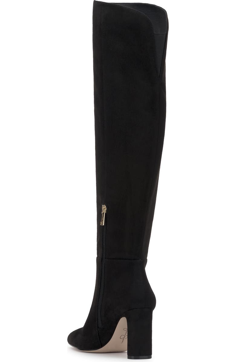 Jessica Simpson Sussta Knee High Boot, Alternate, color, Black Microsuede