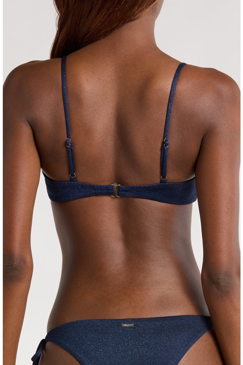 Midnight Blue Bia Reversible Bikini Top, Alternate, color, DARK BLUE
