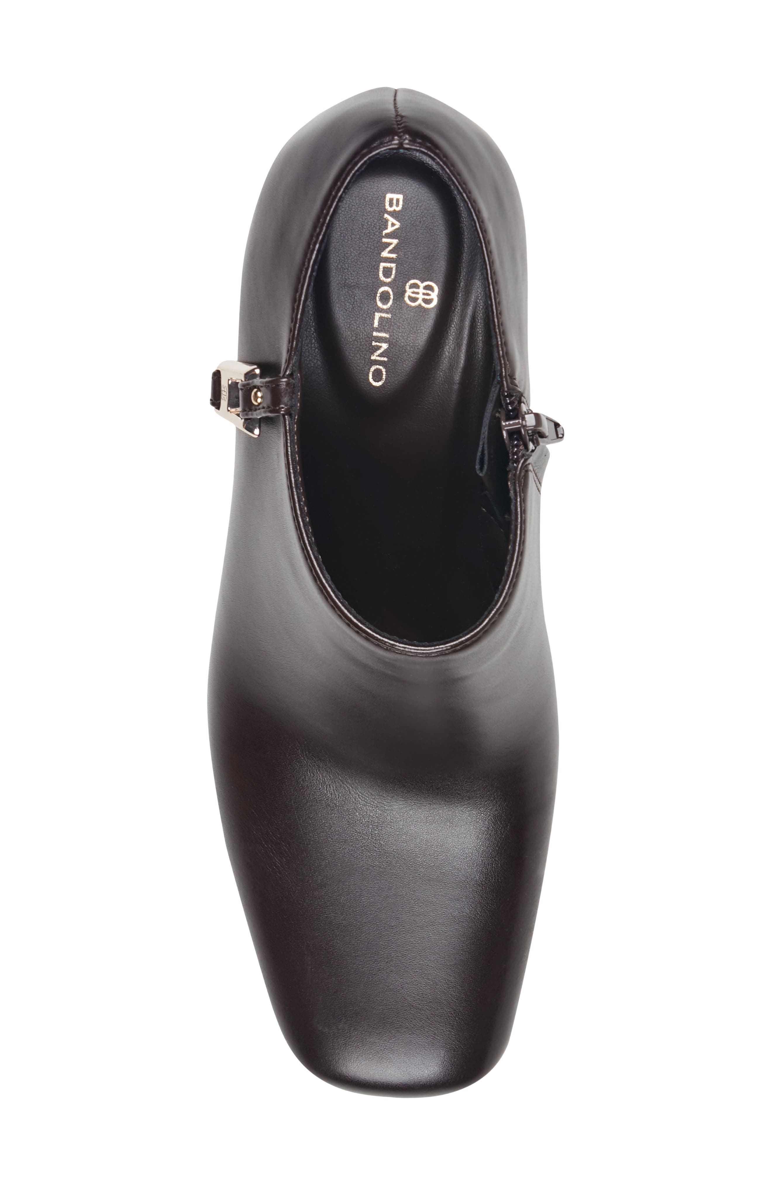 Urbiny Faux Leather Bootie, Alternate, color, DBR02