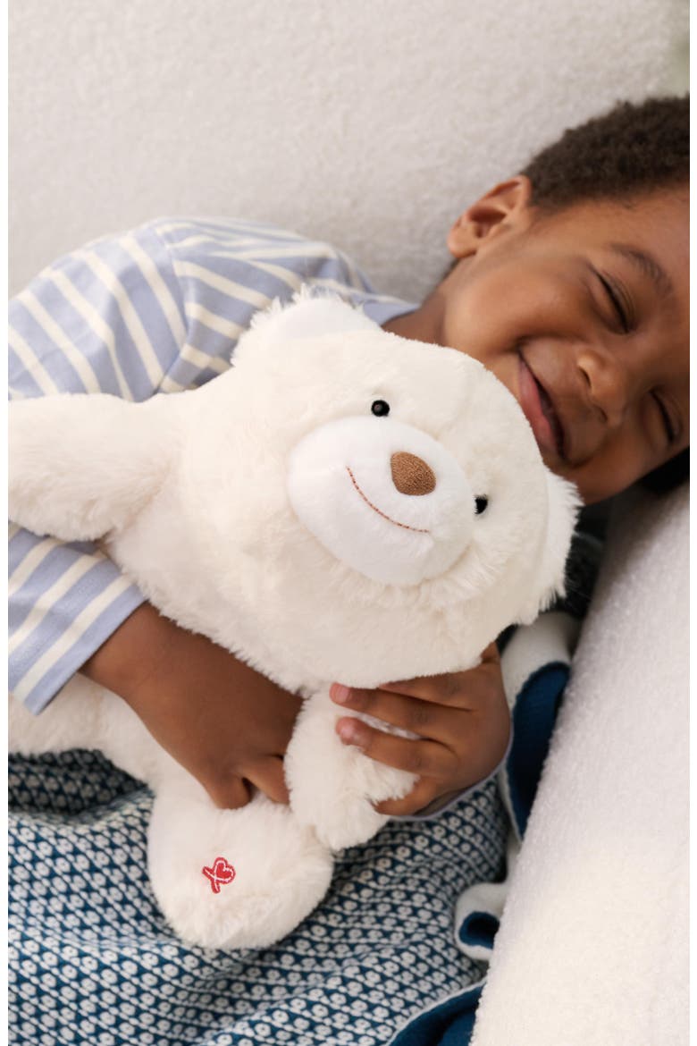 Forever Friends Snuffles Bear Stuffed Animal, Alternate, color, WHITE
