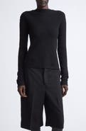 Rick Owens Cashmere Blend Boatneck Sweater