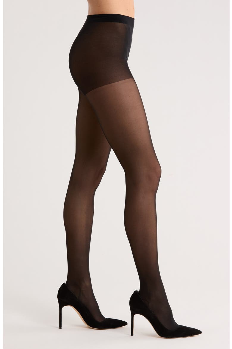 Light Support 40 Denier Tights, Main, color, BLACK