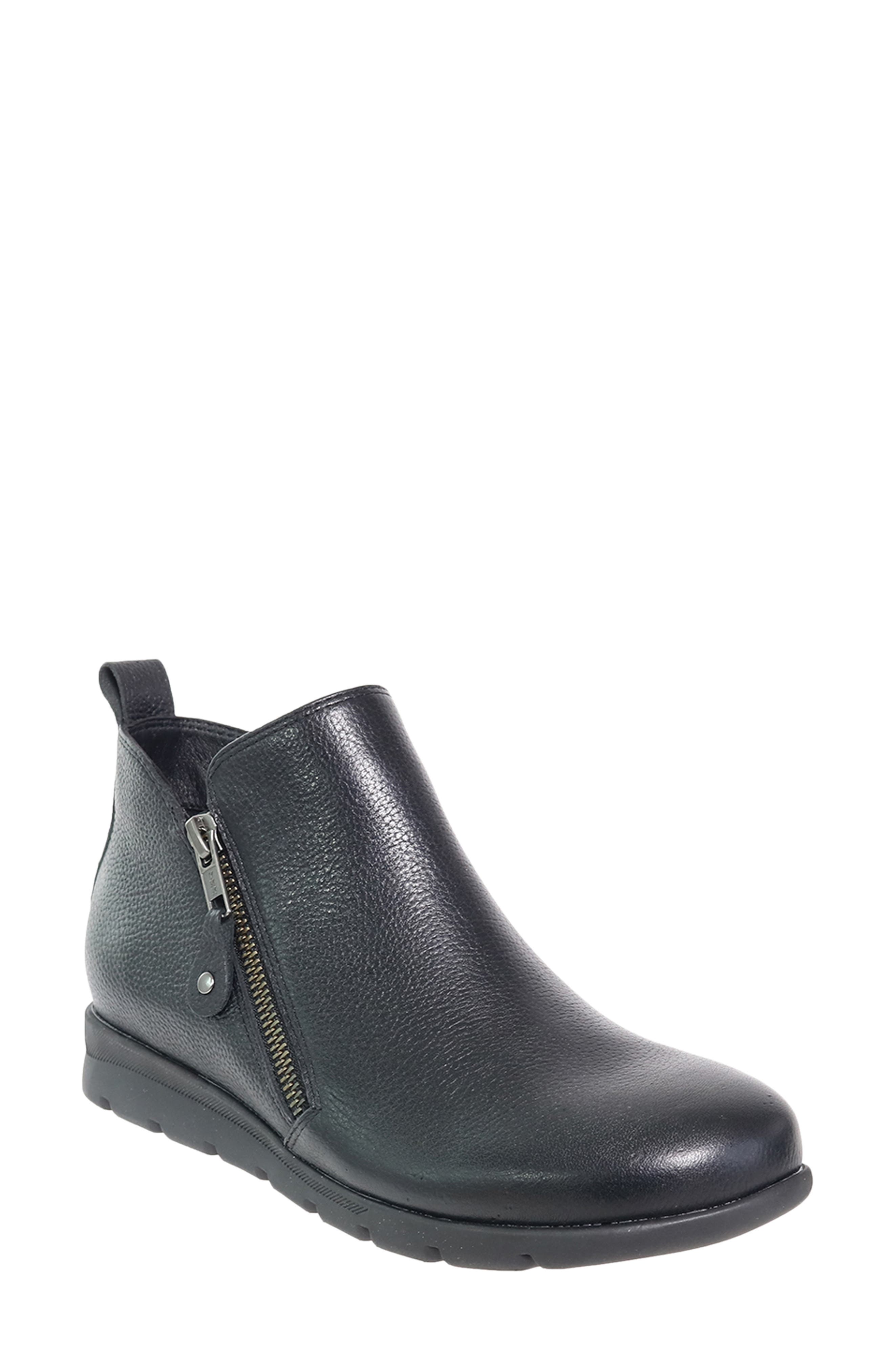 Penrose Bootie, Main, color, BLACK PEBBLE LEATHER