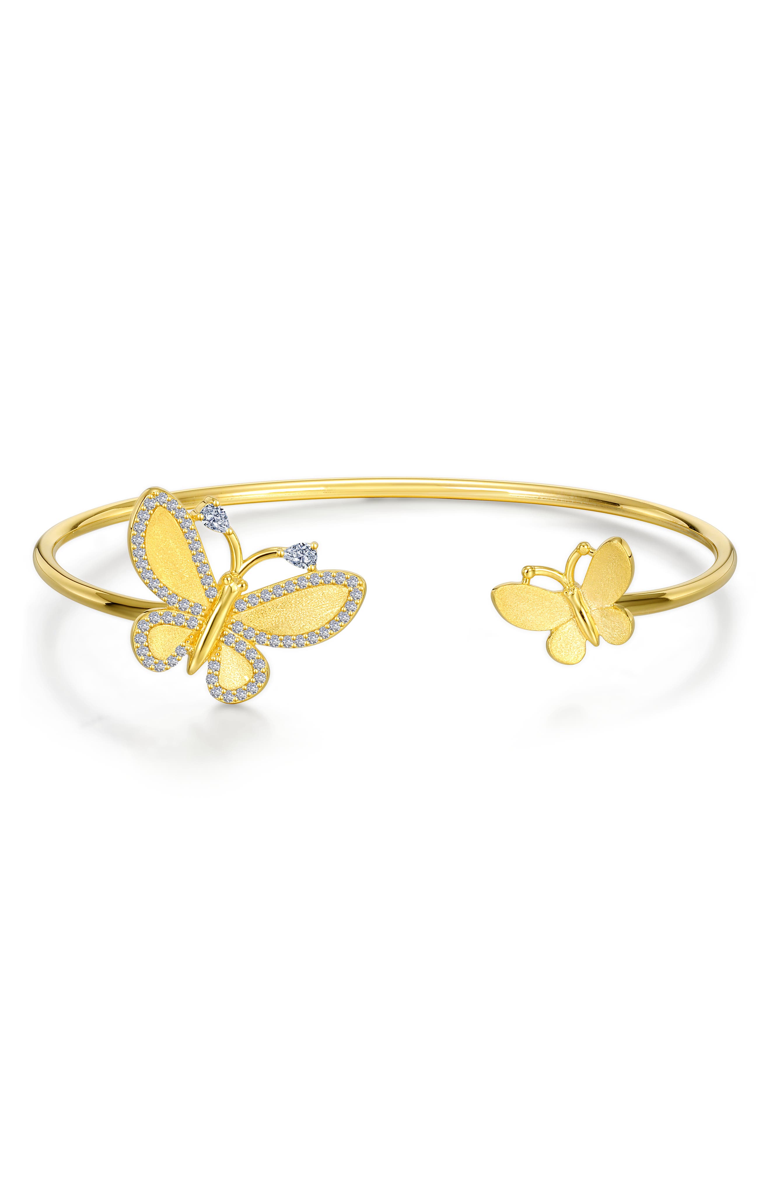 Lafonn Butterfly Simulated Diamond Cuff Bracelet