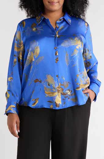 Floral Print Button-Up Shirt