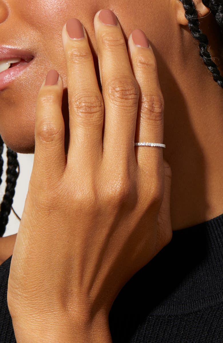 Ana Luisa Eternity Ring - Celine Silver, Alternate, color,