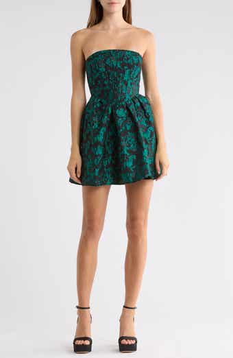 Ayla Jacquard Corset Minidress