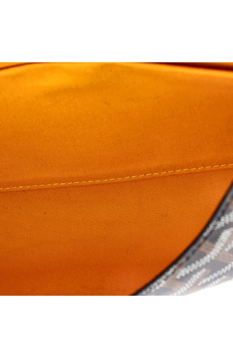 Pre-Owned Goyard Monte Carlo Clutch with Strap Coated Canvas PM, Alternate, color, Black