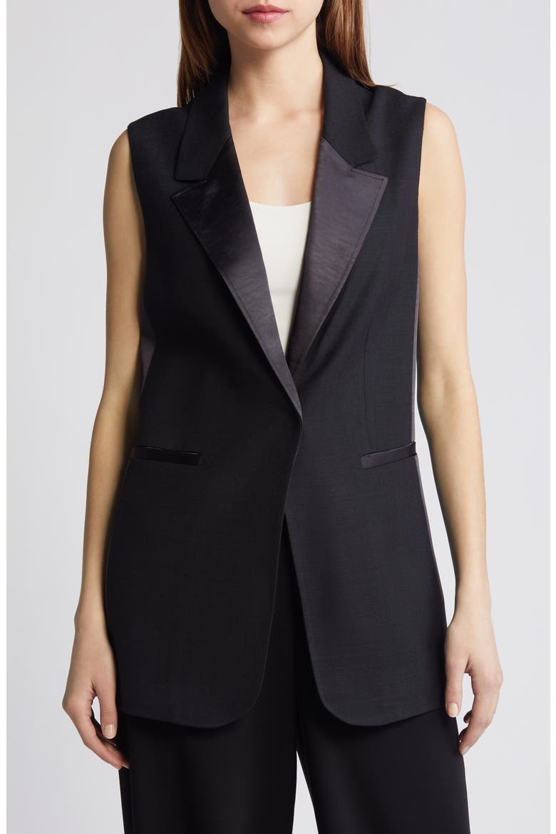 Helena Vest, Main, color, BLACK