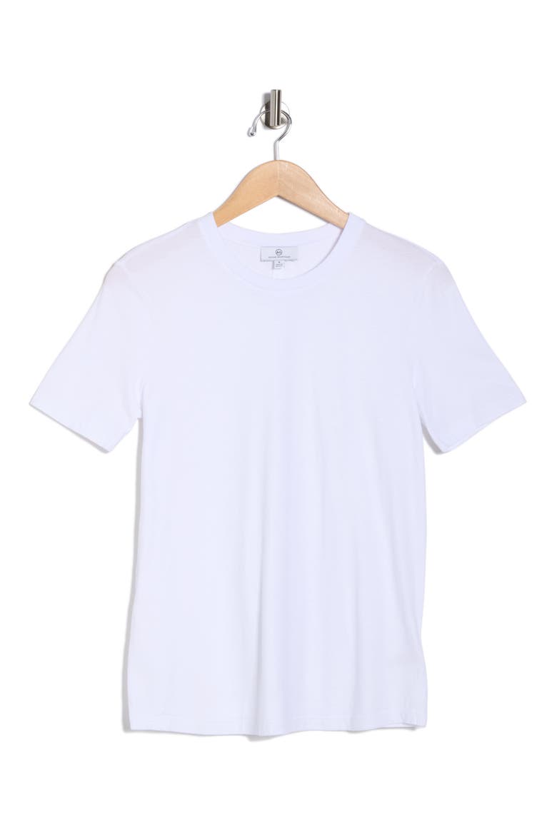 Crewneck Cotton T-Shirt, Alternate, color, TRUE WHITE