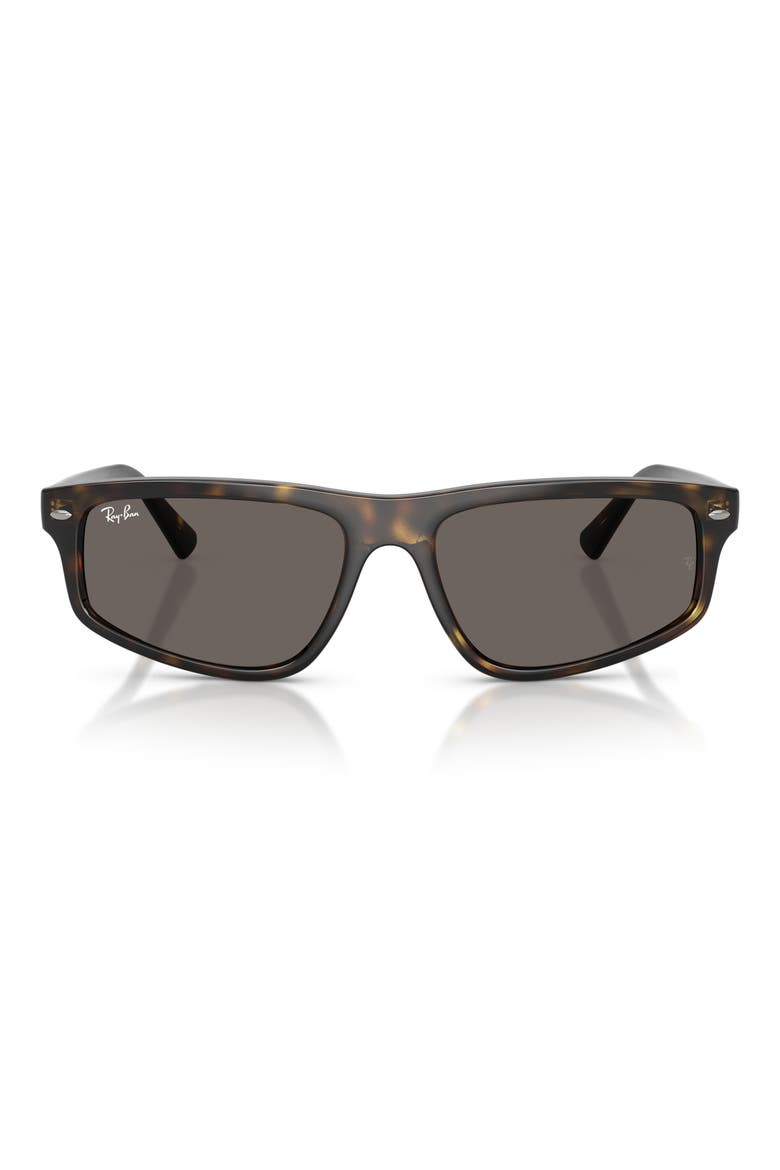 Irregular Sunglasses, Main, color, HAVANA / DARK GREY